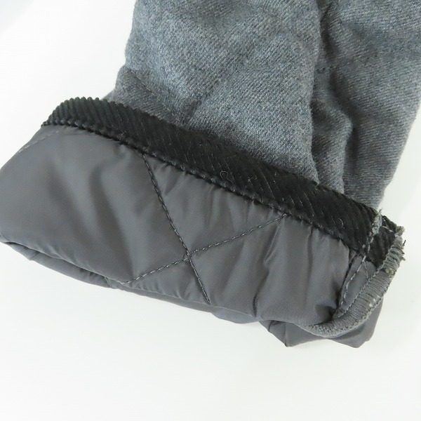 実際に弊社で買取させて頂いたBarbour/バブアー 襟コーデュロイ キルティングジャケット 1702479/36の画像 6枚目