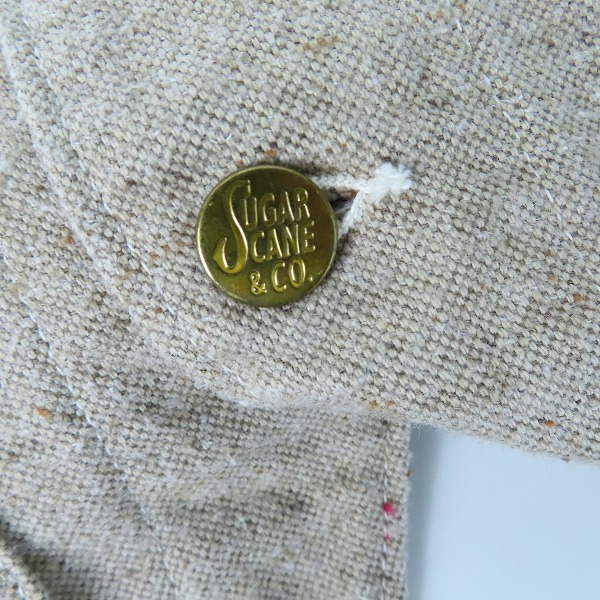 実際に弊社で買取させて頂いたSUGAR CANE/シュガーケーン OXFORD WORK VEST/オックスフォードワークベスト SC12048/38の画像 6枚目