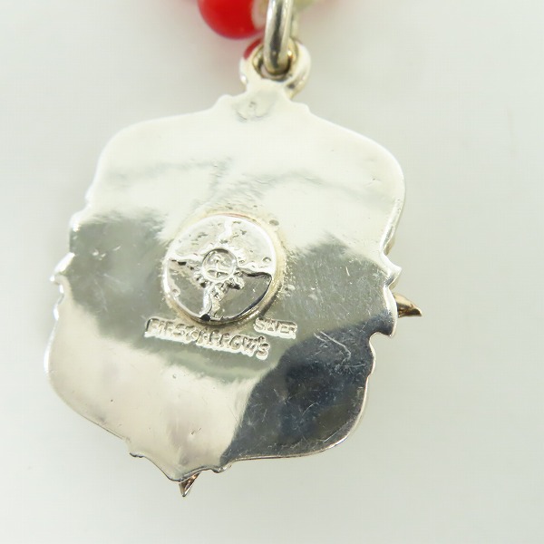 実際に弊社で買取させて頂いたFIRST ARROW's/ファーストアローズ ターコイズ付 カルテット アローシールド ネックレスの画像 4枚目