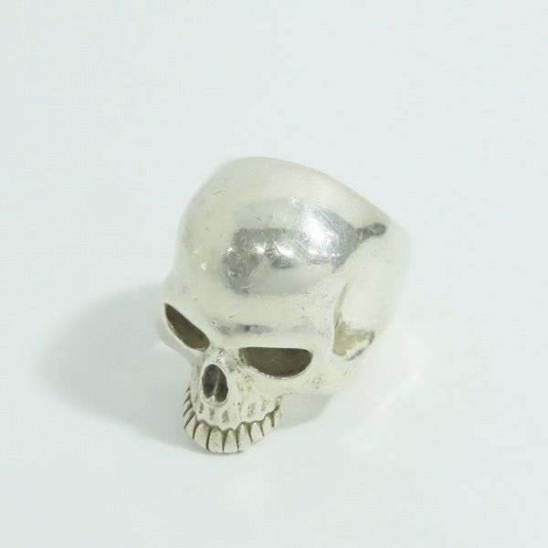 実際に弊社で買取させて頂いたCRAZY PIG/クレイジーピッグ ラージエビルスカルリング 19-20号