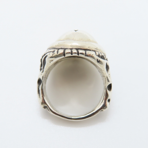 実際に弊社で買取させて頂いたALEX STREETER/アレックスストリーター エンジェルハートリング シルバーキャップ/19号の画像 5枚目