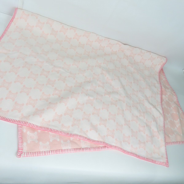 実際に弊社で買取させて頂いたCELINE/セリーヌ マカダム柄 ブランケットの画像 3枚目