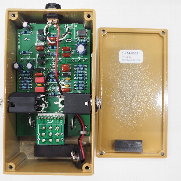 実際に弊社で買取させて頂いた【美品】WAMPLER/ワンプラー Tweed '57 Overdrive Pedal オーバードライブ エフェクターの画像 5枚目