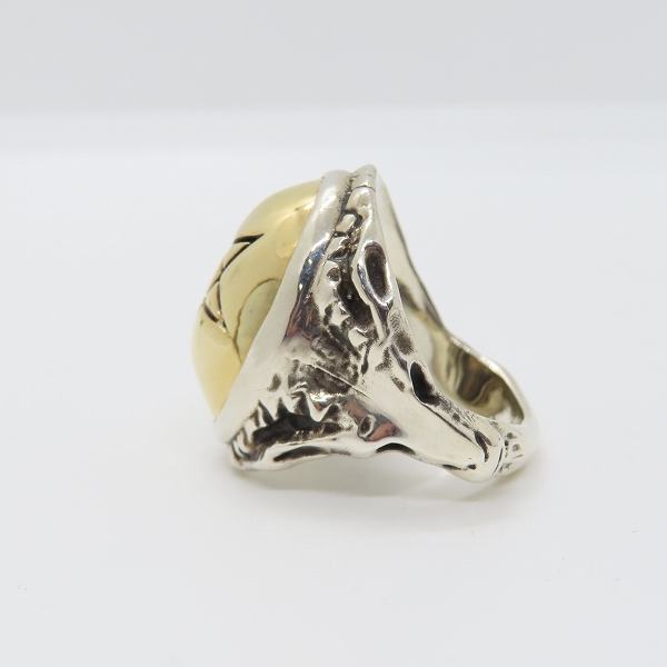 実際に弊社で買取させて頂いたALEX STREETER/アレックスストリーター エンジェルハートリング K10YGキャップ/19号の画像 2枚目