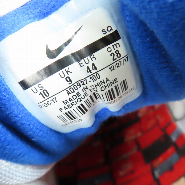 実際に弊社で買取させて頂いたNIKE×atmos/ナイキ×アトモス AIR MAX 1 PRNT/エアマックス1 プリント AQ0927-100 /28の画像 5枚目