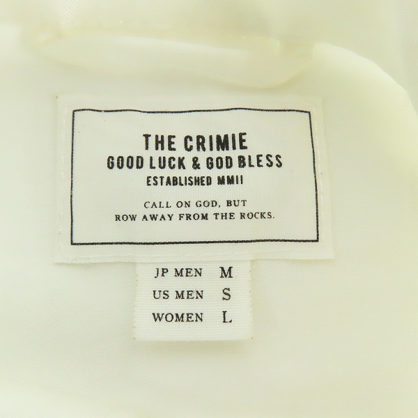 実際に弊社で買取させて頂いたTHE CRIME/ザクライミー メタルプレート シャツ/Mの画像 2枚目