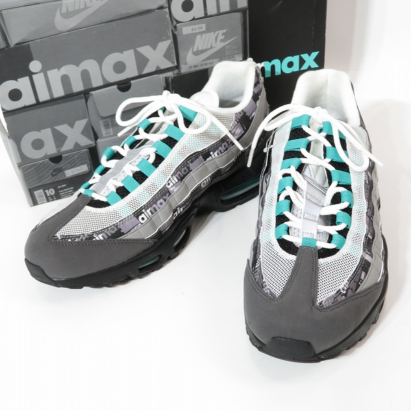 実際に弊社で買取させて頂いたNIKE/ナイキ×atmos/アトモス AIR MAX 95 PRNT/エアマックス95 WE LOVE NIKE AQ0925-001/28.5