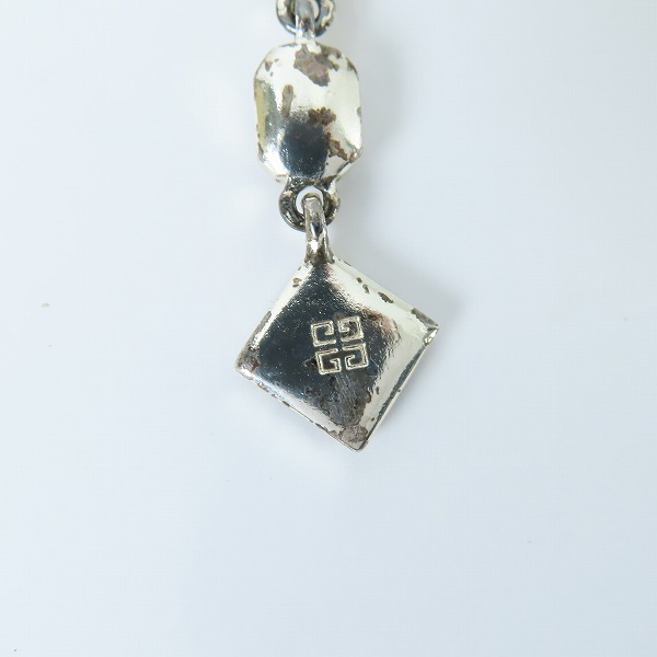 実際に弊社で買取させて頂いたGIVENCHY/ジバンシィ 4Gロゴ ドロップ ネックレスの画像 3枚目