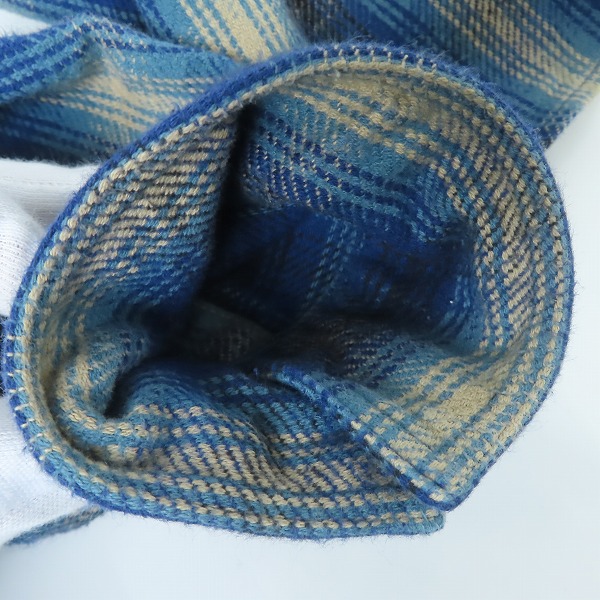 実際に弊社で買取させて頂いたSUGAR CANE/シュガーケーン チェック ネルシャツ SC28500 XLの画像 5枚目