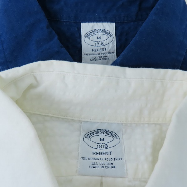 実際に弊社で買取させて頂いたBrooks Brothers/ブルックスブラザーズ REGENT 半袖シャツ 2点セットの画像 2枚目