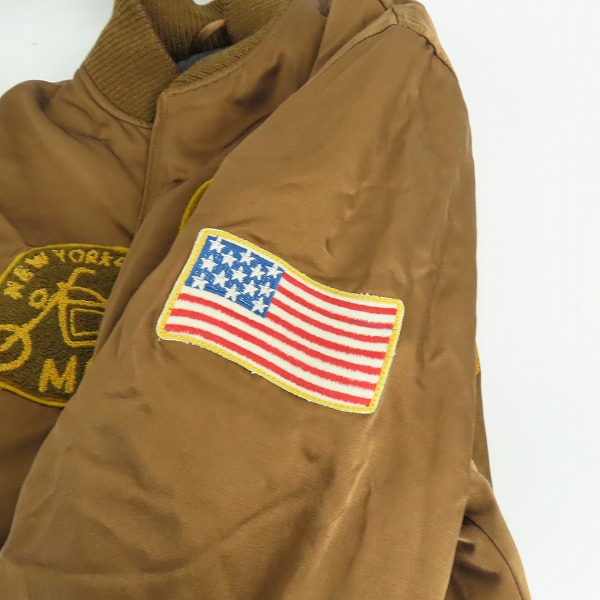 実際に弊社で買取させて頂いたSchott/ショット ヴァーシティジャケット ブルゾン 3112022/XLの画像 6枚目