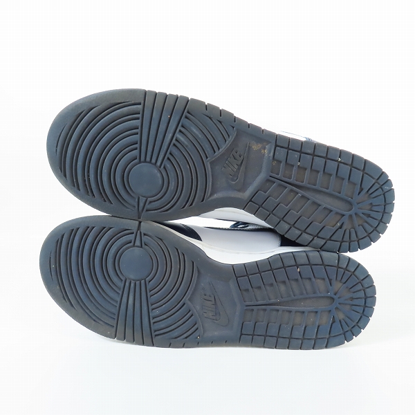 実際に弊社で買取させて頂いたNIKE/ナイキ DUNK HI RETRO CHAMPIONSHIP NAVY/ダンクハイ チャンピオンシップ ネイビー DD1399-104/26の画像 2枚目