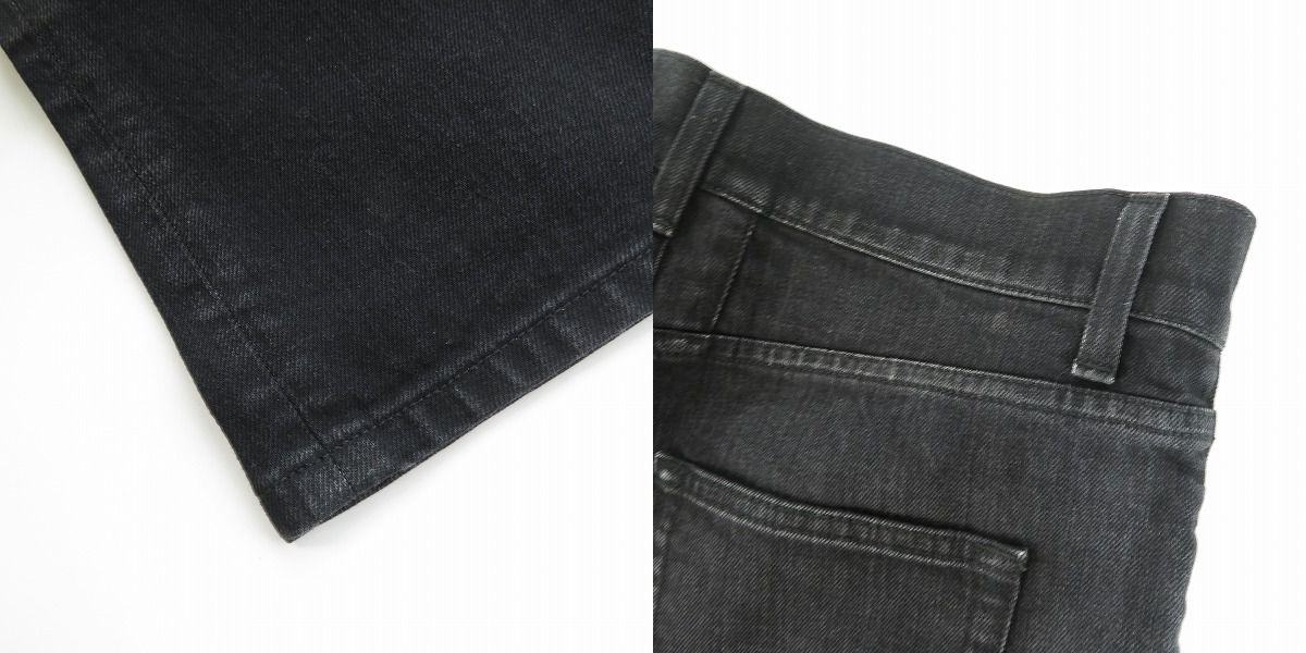 実際に弊社で買取させて頂いたSAINT LAURENT PARIS/サンローランパリ デニム スキニー パンツ 458562 Y869L/30の画像 9枚目