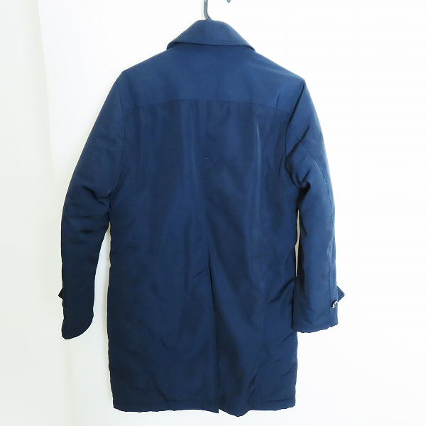 実際に弊社で買取させて頂いたNISHIKAWA DOWN×nano universe/西川ダウン×ナノユニバース ステンカラーコート NUC44DW0672TS ネイビー/Sの画像 1枚目