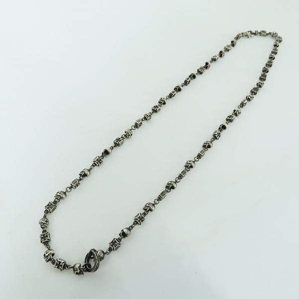 実際に弊社で買取させて頂いたDEAL DESIGN/ディールデザイン スカルズアンドクロスチェーン ネックレス の画像 5枚目