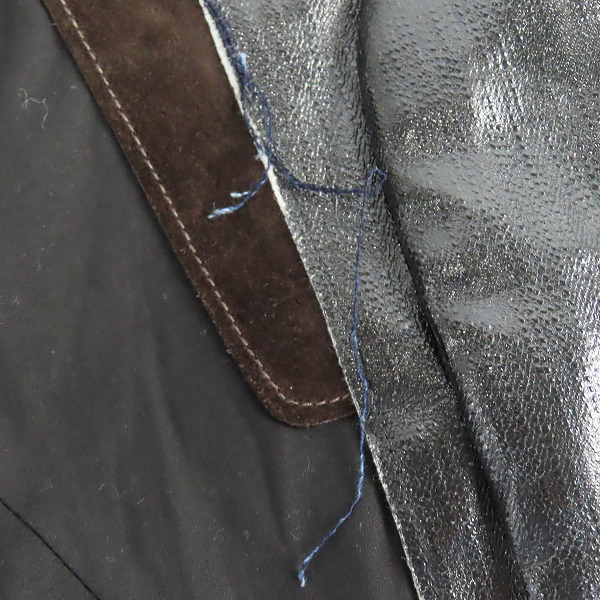 実際に弊社で買取させて頂いた Rick Owens/リックオウエンス 19AW LEATHER POCKET JOGGER PANTS/ジョガーパンツ RR19F4304‐TEL9/46の画像 9枚目