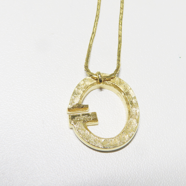 実際に弊社で買取させて頂いたGIVENCHY/ジバンシィ Gロゴ/ラインストーン ネックレス の画像 2枚目