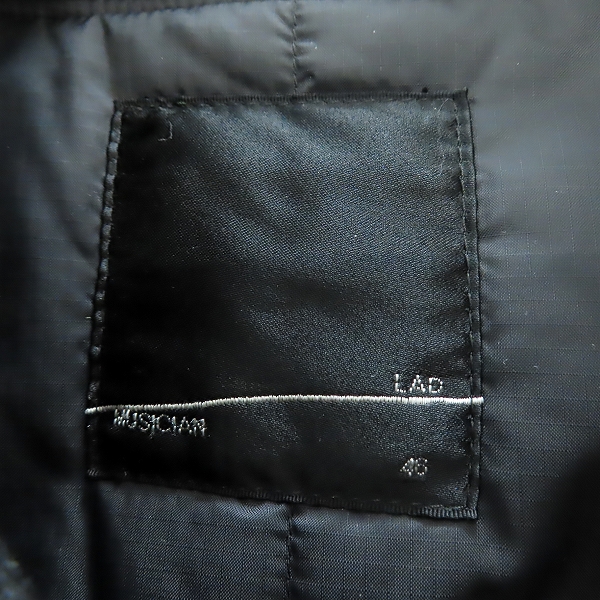 実際に弊社で買取させて頂いたLAD MUSICIAN/ラッドミュージシャン シンサレート 袖レザー メルトン スタジャン 2212-373/46の画像 3枚目