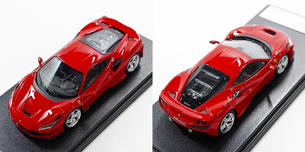 実際に弊社で買取させて頂いたLOOK SMART/ルックスマート LS503A フェラーリ F8 トリビュート レッド ジュネーヴ・モーターショー 2019 1/43 ミニカーの画像 2枚目