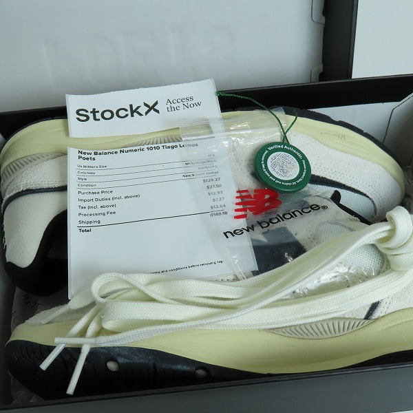 実際に弊社で買取させて頂いたPoets×NEW BALANCE/ポエッツ×ニューバランス Numeric Tiago Lemos 1010/ヌメリック ティアゴ レモス 1010 NM1010PO/28.5の画像 8枚目