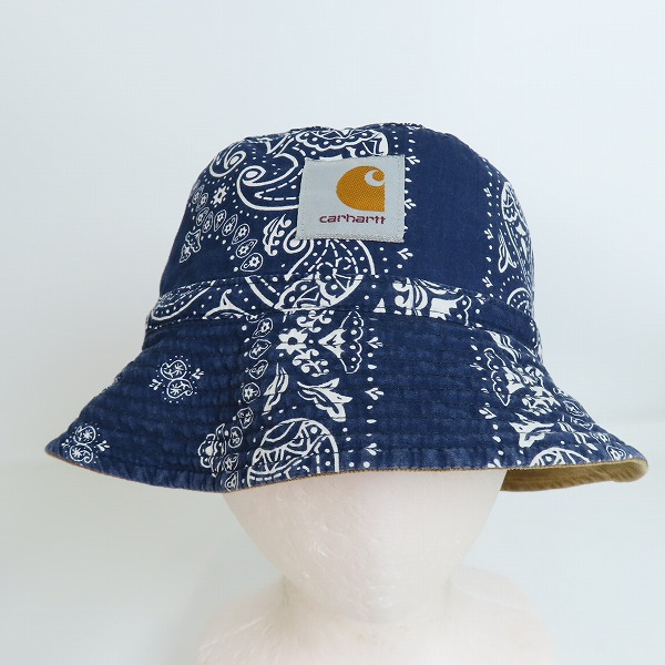 実際に弊社で買取させて頂いたCarhartt/カーハート BANDANA BUCKET HAT リバーシブル バケットハット/帽子の画像 1枚目