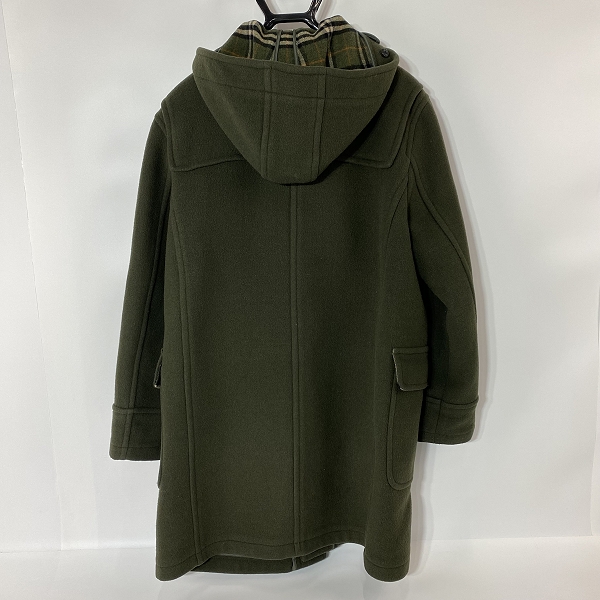 実際に弊社で買取させて頂いたBURBERRY’S/バーバリーズ ダッフルウールコート グリーン BN258-166 160Aの画像 1枚目