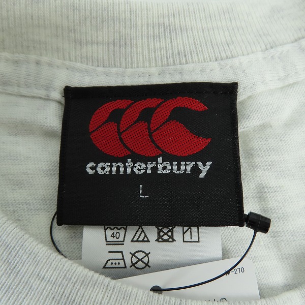 実際に弊社で買取させて頂いた【未使用】CANTERBURY peanuts/カンタベリー ピーナッツ Tシャツ スヌーピープリント RA37881/Lの画像 2枚目