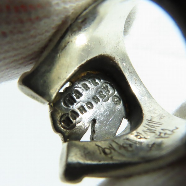 実際に弊社で買取させて頂いた【ギャラ付】BWL×MARK MAHONY/ビルウォールレザー×マークマホーニー ゴールドサダー ホースシューリング/16.5-17号の画像 4枚目