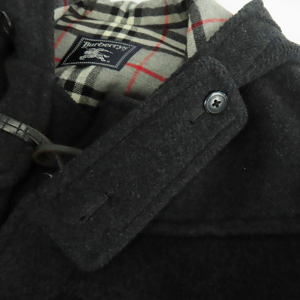 実際に弊社で買取させて頂いたBurberrys/バーバリーズ ウール フード ダッフルコートBBN96-540-09/LYの画像 2枚目