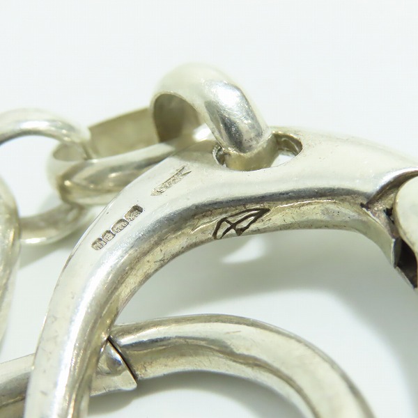 実際に弊社で買取させて頂いた【ギャラ付き】CRAZY PIG/クレイジーピッグ ラージハンドカフリンクブレスレットの画像 5枚目