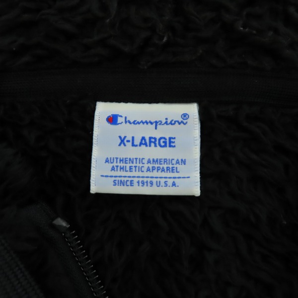 実際に弊社で買取させて頂いたChampion/チャンピオン ボアフリース フルジップパーカー C3-L615/XLの画像 2枚目