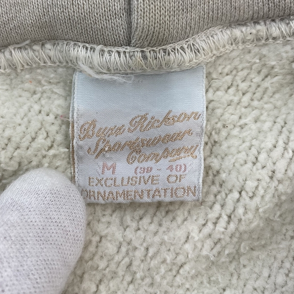 実際に弊社で買取させて頂いたBUZZ RICKSON'S/バズリクソンズ USAFA リバース スウェット パーカー/Mの画像 3枚目