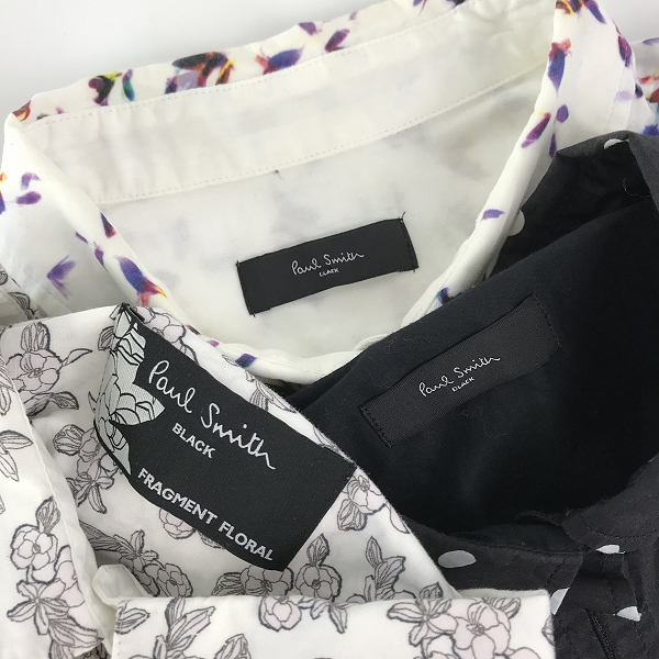 実際に弊社で買取させて頂いた【おまとめ】Paul Smith BLACK/ポールスミス ブラック 長袖シャツの画像 1枚目