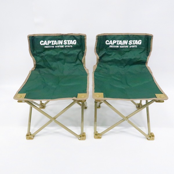 実際に弊社で買取させて頂いたCAPTAIN STAG/キャプテンスタッグ CS コンパクトチェア MINI M-3875 2脚セット