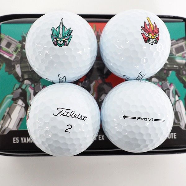 実際に弊社で買取させて頂いた【未使用/オウンネーム】Titleist/タイトリスト PRO V1 ゴルフボール シンカリオンZ ホワイト 6個の画像 1枚目