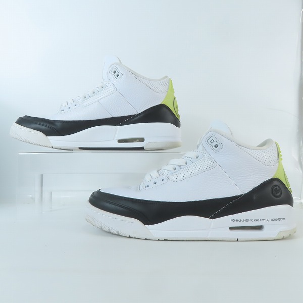 実際に弊社で買取させて頂いたFRAGMENT DESIGN×NIKE/フラグメントデザイン×ナイキ AIR JORDAN 3 エアジョーダン3 DA3595-100 28.5の画像 3枚目