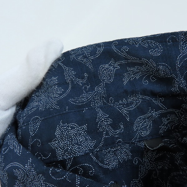 実際に弊社で買取させて頂いた【JPタグ】ARMANI EXCHANGE/アルマーニエクスチェンジ 総柄ドレスシャツ/Sの画像 6枚目