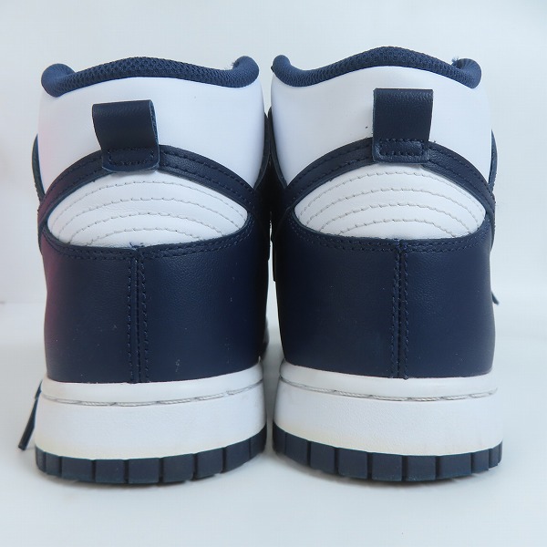 実際に弊社で買取させて頂いたNIKE/ナイキ DUNK HI RETRO CHAMPIONSHIP NAVY/ダンクハイ チャンピオンシップ ネイビー DD1399-104/27.5の画像 1枚目