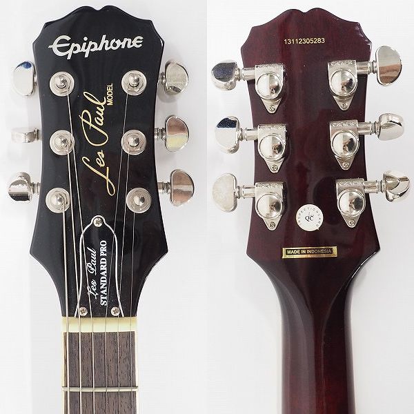 実際に弊社で買取させて頂いた★Epiphone/エピフォン Les Paul Standard PRO/レスポール スタンダード プロ コイルタップ搭載 ソフトケース付の画像 2枚目
