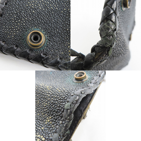 実際に弊社で買取させて頂いた【ギャラ付き】LEATHERS & TREASURES/レザーズアンドトレジャーズ ウォレット/三つ折り財布の画像 7枚目