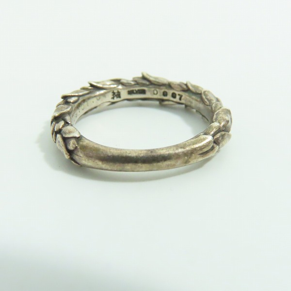 実際に弊社で買取させて頂いた【ギャラ付き】Bloody Mary/ブラッディマリー Snowdrop/スノー ドロップ リング w/4ダイヤモンド 17号の画像 3枚目