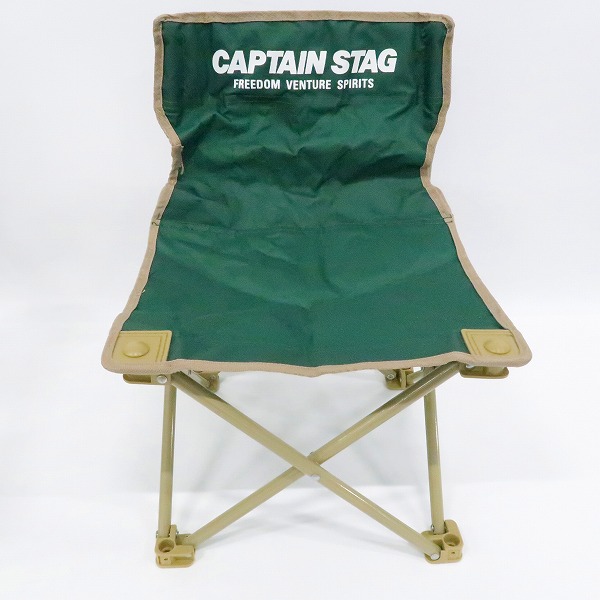 実際に弊社で買取させて頂いたCAPTAIN STAG/キャプテンスタッグ CS コンパクトチェア MINI M-3875 2脚セットの画像 2枚目