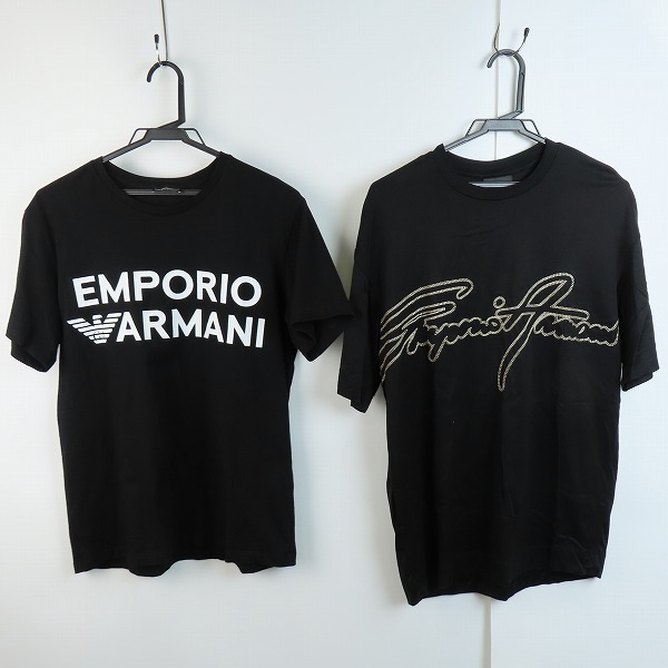 実際に弊社で買取させて頂いたEMPORIO ARMANI/エンポリオアルマーニ 半袖 Tシャツ 2点セット