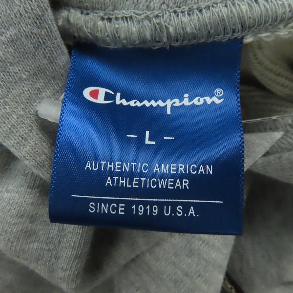 実際に弊社で買取させて頂いた(8)【未使用】DNG DetonatioN Gaming × Champion/チャンピオン フーデッドスウェットパーカー C8-TE101/Lの画像 2枚目