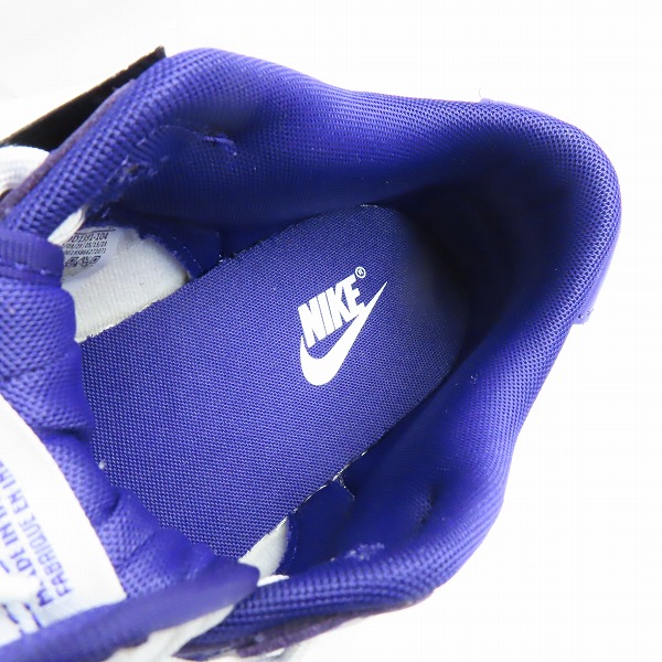 実際に弊社で買取させて頂いたNIKE/ナイキ DUNK LOW Championship Court Purple/ダンクロー コート パープル DD1391-104/29の画像 4枚目