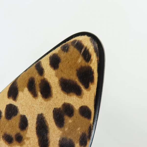 実際に弊社で買取させて頂いたDOLCE&GABBANA/ドルチェ&ガッバーナ レオパードプリント ダービーシューズ A10470/8の画像 6枚目