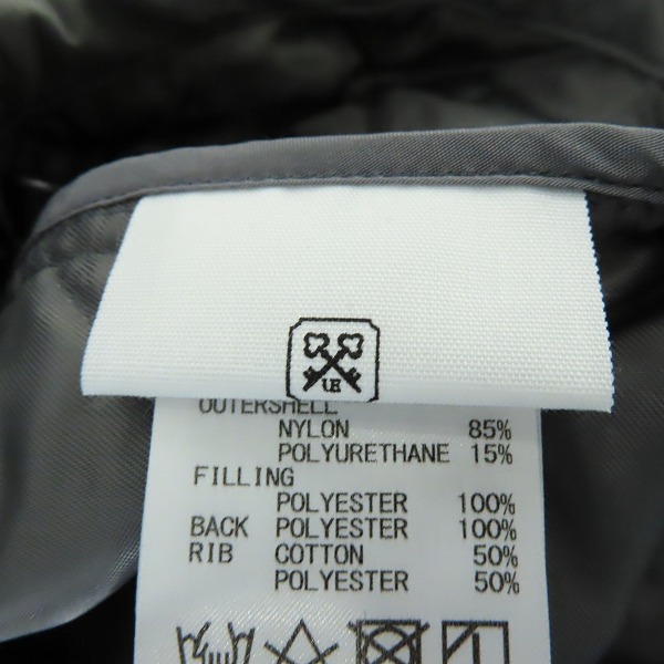 実際に弊社で買取させて頂いた【未使用】uniform experiment/ユニフォームエクスペリメント QUILTING PULLOVER SMOCK ナイロンスウェット UE-212010/3の画像 2枚目