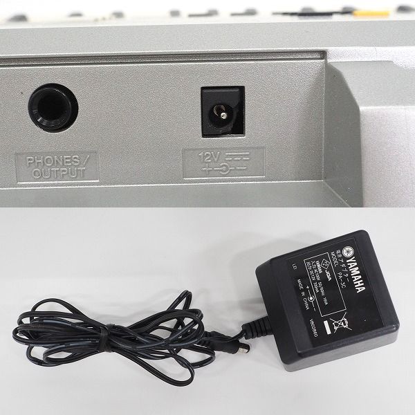 実際に弊社で買取させて頂いた★【使用感有り】YAMAHA/ヤマハ PSR-E344 ポータブル電子キーボード 2013年製 ACアダプター付の画像 7枚目