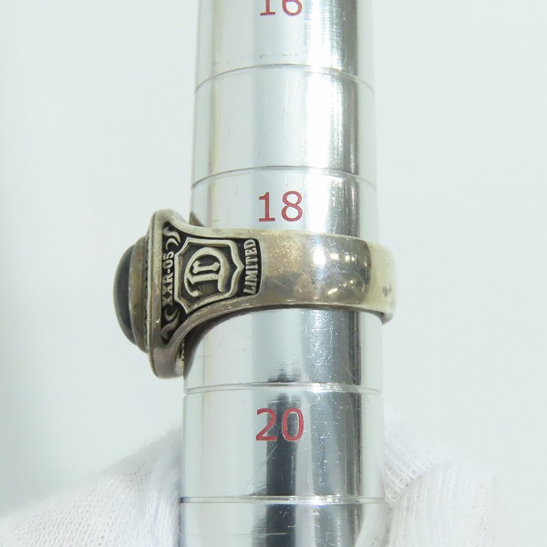 実際に弊社で買取させて頂いたDr MONROE/ドクターモンロー 20th カレッジリング シルバーリング SV925 19号の画像 8枚目
