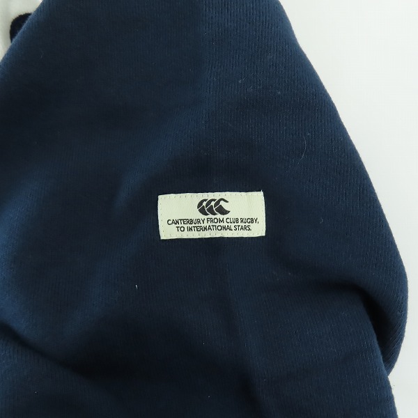 実際に弊社で買取させて頂いた【未使用】CANTERBURY/カンタベリー ロゴ刺繍 コットンジャージ RA46152/XLの画像 6枚目
